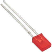 Load image into Gallery viewer, 100 Pack Red Rectangular LEDs, Diffused Lens (5mm x 2mm x 7mm)