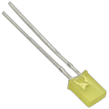 Load image into Gallery viewer, 100 Pack Yellow Rectangular LEDs, Diffused Lens (5mm x 2mm x 7mm)