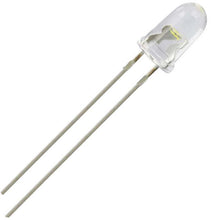 Load image into Gallery viewer, 10 Pack of Super Bright Amber LEDs, 5mm White Clear Lens, 1800 MCD @20mA, 30 Degrees Viewing Angle
