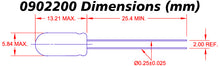 Load image into Gallery viewer, 30 Pack Incandescent Lamp, T-1 3/4 Wire Terminal Lamp 5V, 60mA