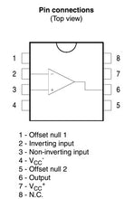 Load image into Gallery viewer, 10 Pack Low Noise JFET Single Operational Amplifiers TL071 Linear IC