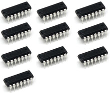 Load image into Gallery viewer, 10 Pack IC TL074CN Low Noise JFET-Input Operational Amplifier 18V 100mW, 14 Pins
