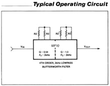 Load image into Gallery viewer, Dual Universal Switched Capacitor Active Filter, 20 Pins, MF10CN Linear IC