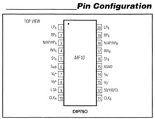 Load image into Gallery viewer, 4 Pack Dual Universal Switched Capacitor Active Filter, 20 Pins, MF10CN Linear IC