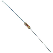 Load image into Gallery viewer, 200 Pack 1.8K Ohm Carbon Film Resistors, 1/4W (0.25W), ±5% Tolerance, 250V Max