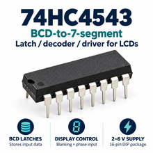 Load image into Gallery viewer, LOGIC - BCD to 7-Seg. Latch Decoder LCD - 10 Pack