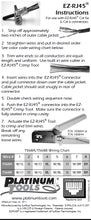 Load image into Gallery viewer, Platinum Tools EZ-RJ45 Crimp Tool for RJ-11, RJ-12 and RJ-45 (100004C)