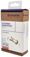 Load image into Gallery viewer, Whadda 610 Piece E12 Resistor Set - Includes 61 Different Values from 10E to 1M (K/RES-E12)