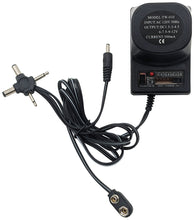 Load image into Gallery viewer, 9w, 500mA Universal AC/DC Power Adapter 1.5, 3, 4.5, 6, 7.5, 9 and 12V DC with 4 Foot Cord