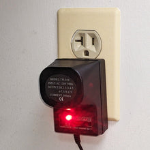 Load image into Gallery viewer, 9w, 500mA Universal AC/DC Power Adapter 1.5, 3, 4.5, 6, 7.5, 9 and 12V DC with 4 Foot Cord