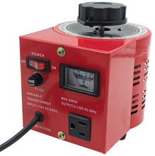 Load image into Gallery viewer, 5 Amp Variable Transformer, 500 VAC Max, 0-130 Volt Output