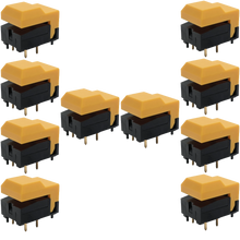 Load image into Gallery viewer, 10 Pack Push Button - Yellow Cover - No LED