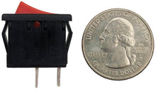 Load image into Gallery viewer, Rocker Switch, SPST, ON-OFF, Red with White Marking