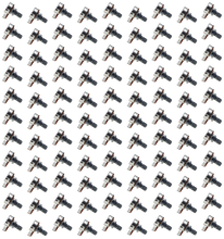 Load image into Gallery viewer, 100 Pack 10K, 1/8W Panel Mount Rotary Potentiometer , 16mm 3-Pin Metal Shaft