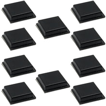 Load image into Gallery viewer, 3M 10 Pack 0.40-inch Tapered Square Bumpon Bumpers, 0.10-inch Height (Black)