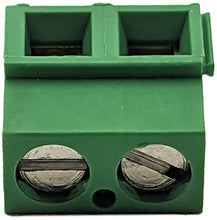 Load image into Gallery viewer, 10 Pack Vertical 2 Position Wire to Board Terminal Block, Side Entry, Screw Type