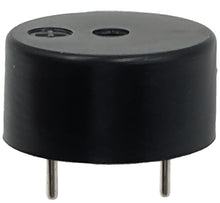 Load image into Gallery viewer, Mini 3~12V Piezoelectric Buzzer with PC Leads, 81db, 0.55" Diameter, 0.27" Height (CPM121A1AWP-S01)