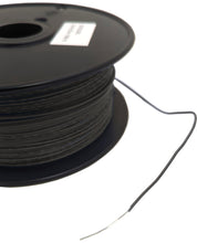 Load image into Gallery viewer, 1,000 Feet Black 24 Gauge Solid Hook-Up Wire, Tinned Copper, PVC Insulation, UL 1007/1569, RoHS Compliant