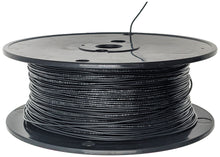 Load image into Gallery viewer, 1,000 Feet Black 24 Gauge Solid Hook-Up Wire, Tinned Copper, PVC Insulation, UL 1007/1569, RoHS Compliant