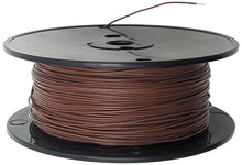 Load image into Gallery viewer, 1,000 Feet Brown 24 Gauge Solid Hook-Up Wire, Tinned Copper, PVC Insulation, UL 1007/1569, RoHS Compliant