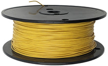 Load image into Gallery viewer, 1,000 Feet Yellow 24 Gauge Solid Hook-Up Wire, Tinned Copper, PVC Insulation, UL 1007/1569, RoHS Compliant