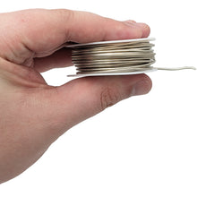 Load image into Gallery viewer, 25 Feet 16 Gauge Silver Color Tinned Copper Crafting Wire, Uninsulated