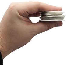 Load image into Gallery viewer, 20 Feet 14 Gauge Silver Color Tinned Copper Crafting Wire, Uninsulated