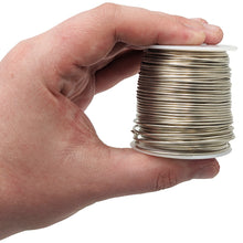 Load image into Gallery viewer, 126 Feet 16 Gauge Silver Color Tinned Copper Crafting Wire, Uninsulated