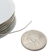 Load image into Gallery viewer, 78 Feet 20 Gauge Silver Color Tinned Copper Crafting Wire, Uninsulated