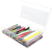 Load image into Gallery viewer, 3M Heat Shrink Tubing Color Assortment Kit, 3/32" to 1/2" Single Wall (Thin) Polyolefin (FP-301)