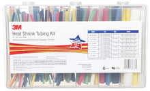 Load image into Gallery viewer, 3M Heat Shrink Tubing Color Assortment Kit, 3/32" to 1/2" Single Wall (Thin) Polyolefin (FP-301)