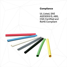 Load image into Gallery viewer, 3M Heat Shrink Tubing Color Assortment Kit, 3/32" to 1/2" Single Wall (Thin) Polyolefin (FP-301)