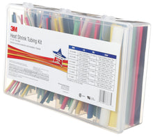 Load image into Gallery viewer, 3M Heat Shrink Tubing Color Assortment Kit, 3/32" to 1/2" Single Wall (Thin) Polyolefin (FP-301)