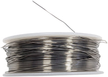 Load image into Gallery viewer, Nichrome Resistance Wire, 1/4 Lb Spool, 26 AWG, Composition: 60% Nickel, 16% Chromium and 24% Iron ASTM B267