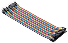 Load image into Gallery viewer, 40-Pin Female to Female Jumper Wire Cable, Dupont F to F, 8-inch Length
