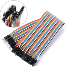 Load image into Gallery viewer, 3 Piece Set 40-Pin Dupont Jumper Cables - Male to Male, Female to Female, Male to Female
