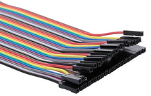 Load image into Gallery viewer, 40-Pin Female to Female Jumper Wire Cable, Dupont F to F, 8-inch Length
