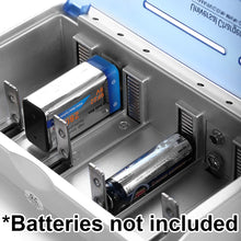 Load image into Gallery viewer, Universal Battery Charger for C D AA AAA 9V Ni-MH Ni-CD Rechargeable Batteries with Discharge Function