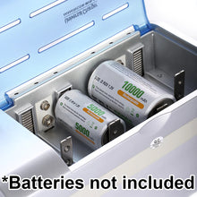 Load image into Gallery viewer, Universal Battery Charger for C D AA AAA 9V Ni-MH Ni-CD Rechargeable Batteries with Discharge Function