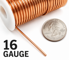 Load image into Gallery viewer, Soft Copper Wire, 22 Gauge, 126 Feet, 1 Pound Spool