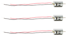Load image into Gallery viewer, 3 Pack High Torque 9V DC Motor with Wire Leads Attached (1.48" Length x 1.08" Diameter)