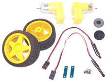 Load image into Gallery viewer, Dagu Motor and Encoder Kit for Robotics Projects, Includes Pair of Wheels, Motors, Encoder Kits (RS034)