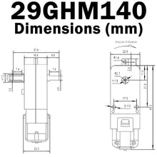 Load image into Gallery viewer, Dual Shaft Gear Head Motor, 140 RPM at 4.5V DC, 48:1 Gearbox Ratio, Hobby Gearmotor for DIY Robot, Smart Car, Vehicles
