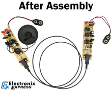 Load image into Gallery viewer, DIY Optical Audio Link Soldering Kit - Teaches Fiber Optic Communication Basics - Build Your Own Transmitter, Receiver, and Fiber Link (Beginner Skill Level)