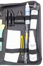 Load image into Gallery viewer, Computer Cleaning Service Kit - Includes Mini Vacuum Cleaner, Cleaning Fluids, Anti-Static Brush, Cloths, and more
