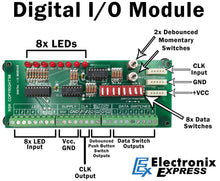 Load image into Gallery viewer, Digital I/O Module for Experimentation and Prototyping of Digital Circuits