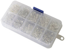 Load image into Gallery viewer, 300 Piece Clear Lens LED Assortment, Includes 3mm and 5mm, Colors: White, Red, Blue, Green, Yellow