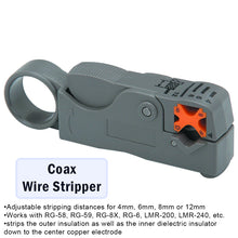 Load image into Gallery viewer, 9-in-1 Network Toolkit with RJ45 Ethernet Crimping Tool, Krone Type Punch Down Tool, Networking Cable Tester, RJ45 Connectors, and Wire Strippers with Carrying Case