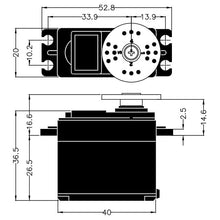 Load image into Gallery viewer, Hitec Heavy Duty Resin Gear 24T Analog Sport Servo, Speed @6V: 0.15 sec/60° (HS-322HD)