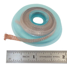 Load image into Gallery viewer, MG Chemicals 427 Desoldering Braid #5 Fine Braid Super Wick with RMA Flux, 5' Length x 0.125" Width, Brown